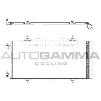 Condenseur, climatisation AUTOGAMMA 103226