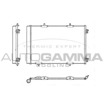 Condenseur, climatisation AUTOGAMMA 103972