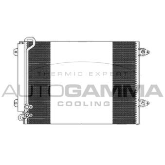 Condenseur, climatisation AUTOGAMMA 104129