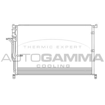 Condenseur, climatisation AUTOGAMMA 104945