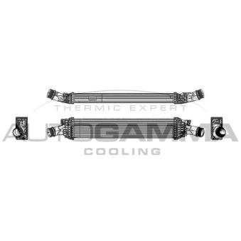 Intercooler, échangeur AUTOGAMMA 105209