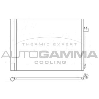 Condenseur, climatisation AUTOGAMMA 105424