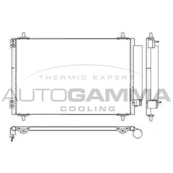 Condenseur, climatisation AUTOGAMMA 105577