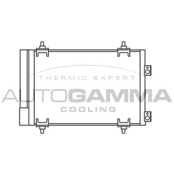 Condenseur, climatisation AUTOGAMMA 105586