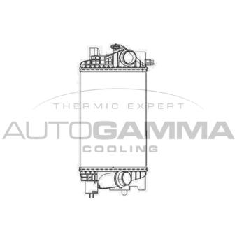 Intercooler, échangeur AUTOGAMMA 105679