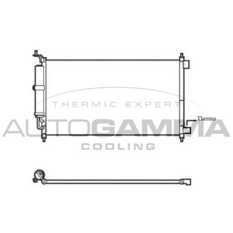 Condenseur, climatisation AUTOGAMMA 105869