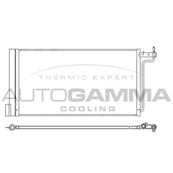 Condenseur, climatisation AUTOGAMMA 105880