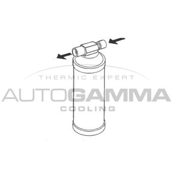 Filtre déshydratant, climatisation AUTOGAMMA 106122