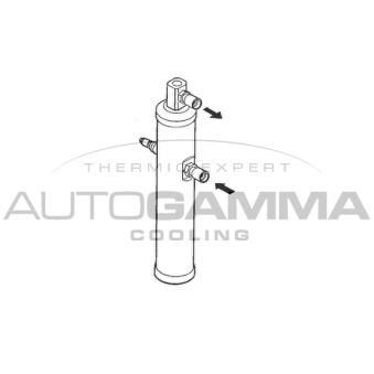 Filtre déshydratant, climatisation AUTOGAMMA 106140