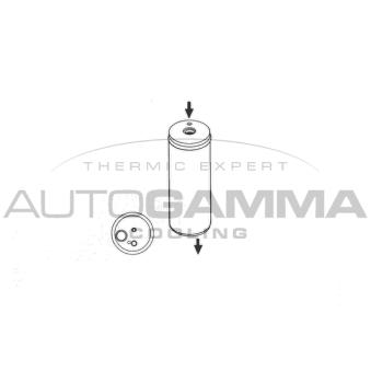 Filtre déshydratant, climatisation AUTOGAMMA 106174