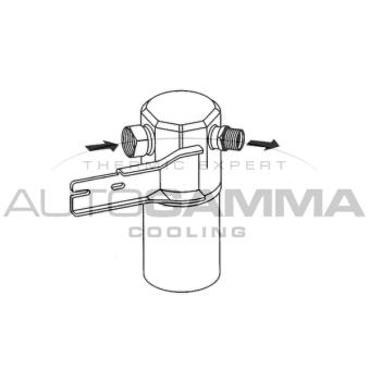Filtre déshydratant, climatisation AUTOGAMMA 106185