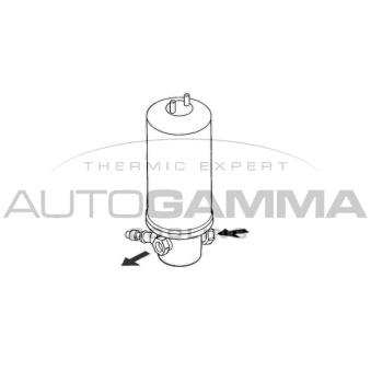 Filtre déshydratant, climatisation AUTOGAMMA 106350