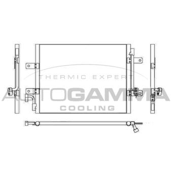 Condenseur, climatisation AUTOGAMMA 107020