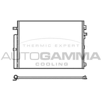 Condenseur, climatisation AUTOGAMMA 107103