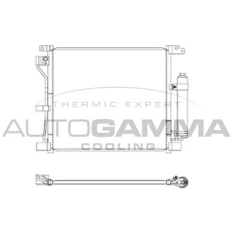 Condenseur, climatisation AUTOGAMMA 107276