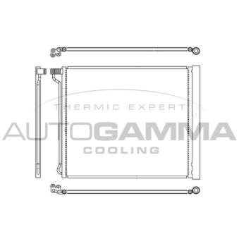 Condenseur, climatisation AUTOGAMMA 107347