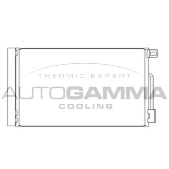 Condenseur, climatisation AUTOGAMMA 107354
