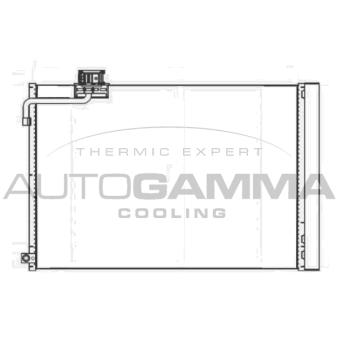 Condenseur, climatisation AUTOGAMMA 107660