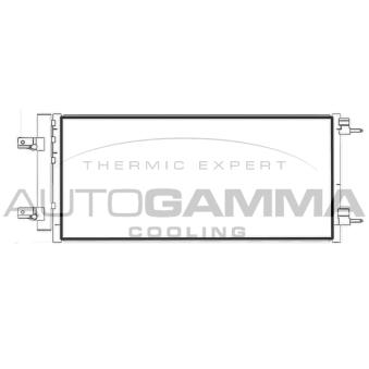 Condenseur, climatisation AUTOGAMMA 107983