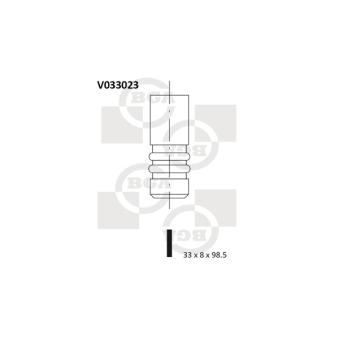 Soupape d'émission BGA V033023