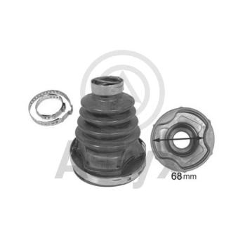 Jeu de joints-soufflets, arbre de commande avant gauche Aslyx