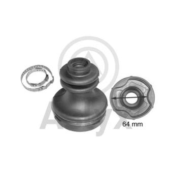 Jeu de joints-soufflets, arbre de commande avant droit Aslyx