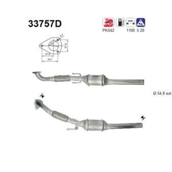 Catalyseur AS 33757D