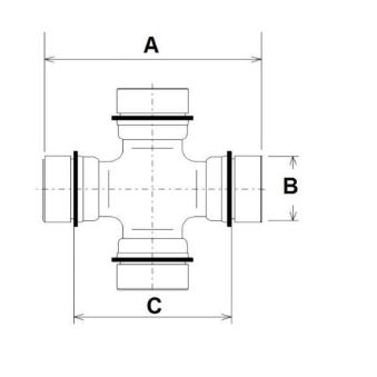 Joint, arbre longitudinal RED-LINE
