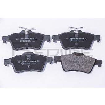 Jeu de 4 plaquettes de frein arrière RED-LINE