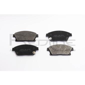 Jeu de 4 plaquettes de frein avant RED-LINE