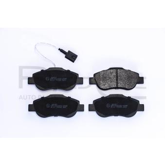 Jeu de 4 plaquettes de frein avant RED-LINE