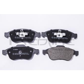 Jeu de 4 plaquettes de frein avant RED-LINE 27JE021