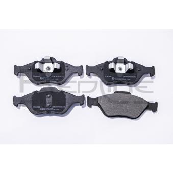 Jeu de 4 plaquettes de frein avant RED-LINE