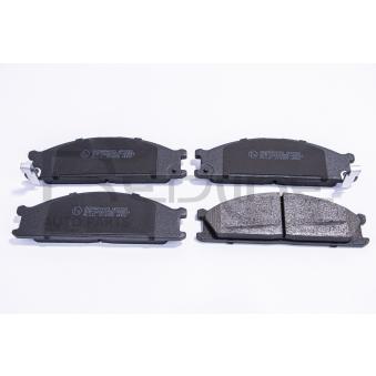 Jeu de 4 plaquettes de frein avant RED-LINE