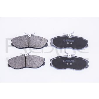 Jeu de 4 plaquettes de frein avant RED-LINE