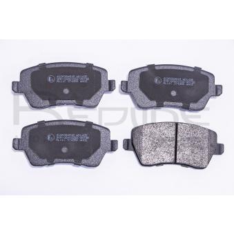 Jeu de 4 plaquettes de frein avant RED-LINE