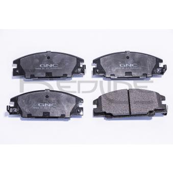 Jeu de 4 plaquettes de frein avant RED-LINE