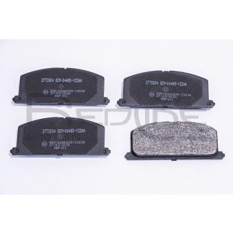 Jeu de 4 plaquettes de frein avant RED-LINE 27TO004