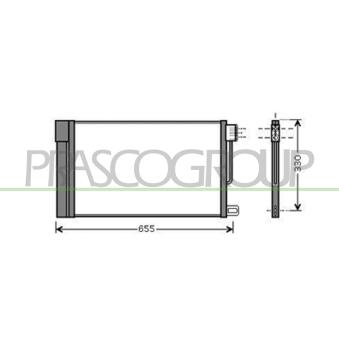 Condenseur, climatisation PRASCO AA344C003