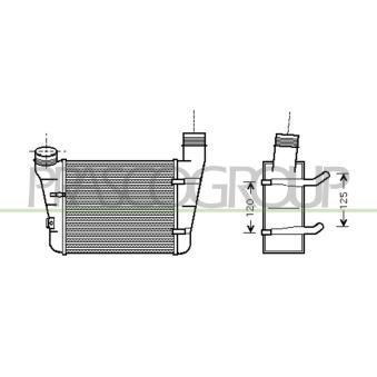 Intercooler, échangeur PRASCO AD020N003