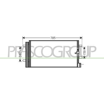 Condenseur, climatisation PRASCO