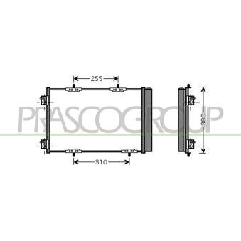 Condenseur, climatisation PRASCO