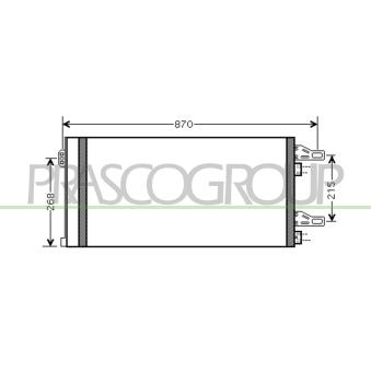 Condenseur, climatisation PRASCO
