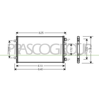Condenseur, climatisation PRASCO