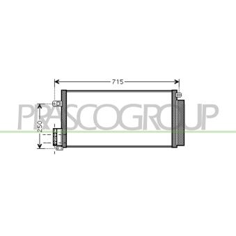 Condenseur, climatisation PRASCO