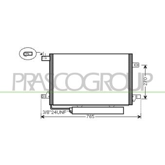 Condenseur, climatisation PRASCO