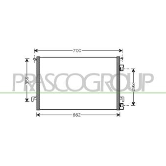 Condenseur, climatisation PRASCO