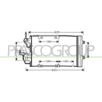 Condenseur, climatisation PRASCO