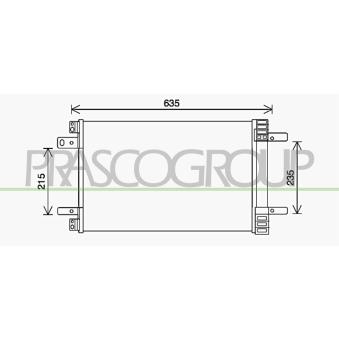 Condenseur, climatisation PRASCO