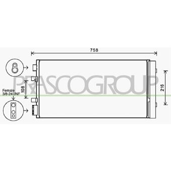 Condenseur, climatisation PRASCO